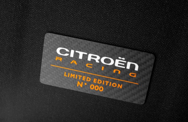 Plaque de numérotation de Citroën DS3 Racing